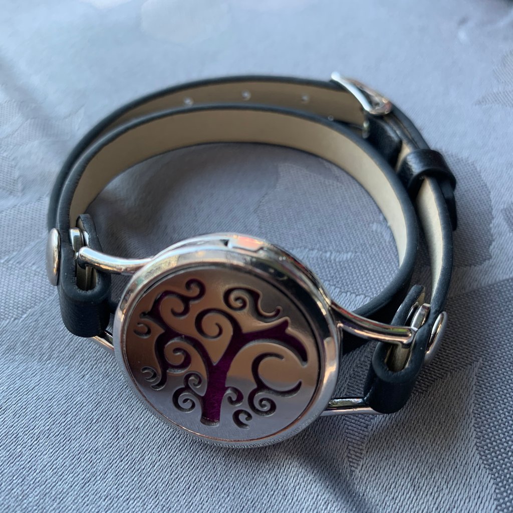 Sprout Leather Diffuser Bracelet